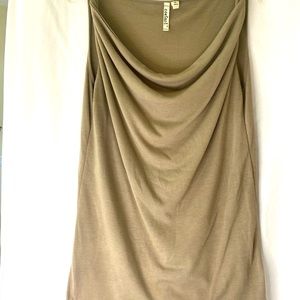 Sleeveless summer top by Contact. Size Medium in tan color. Never worn